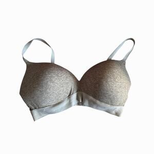 Pink Sz 36DD Wear‎ Everywhere Wireless Pushup Bra Gray